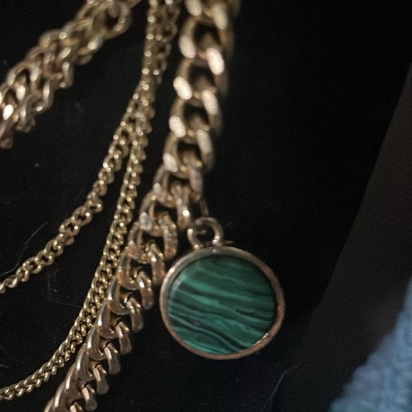 Vintage multi stone multi stran necklace - Picture 3 of 8